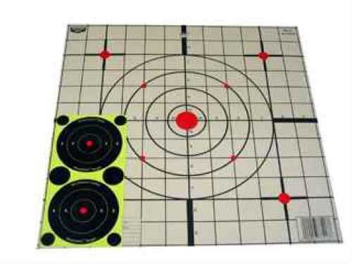 Birchwood Casey 37213 EZE-Scorer Sight-In Hanging Paper 12" Bullseye Black/White 13 Pack